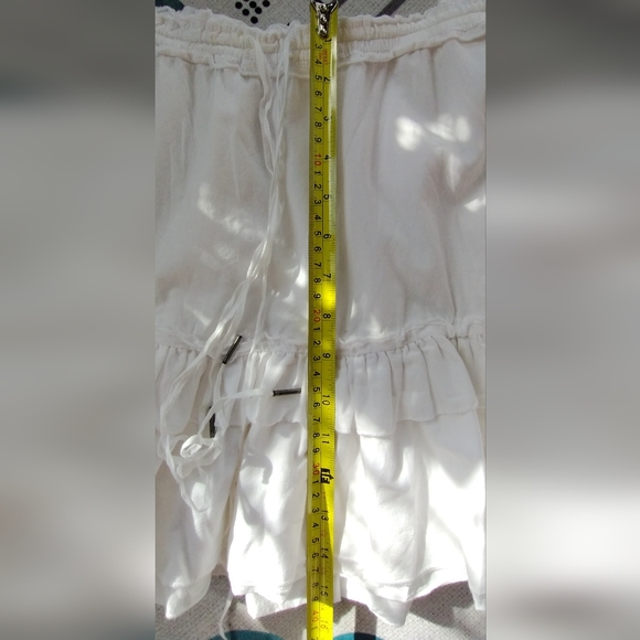 Vintage Abercrombie And Firch White Woman's Size Xs Skirt - Picture 5 of 9